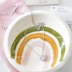 Kate Spade That Sparkle Princess Cut Pave Mini Pendant Necklace